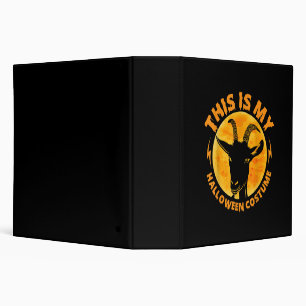 Halloween Goat Costumes Funny Goat Farming Farmer Binder