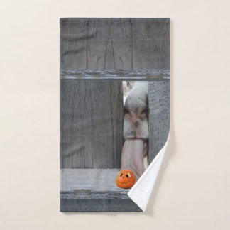 Halloween Goat Hand Towel
