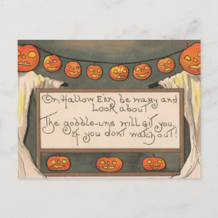 Halloween Goblins Postcard