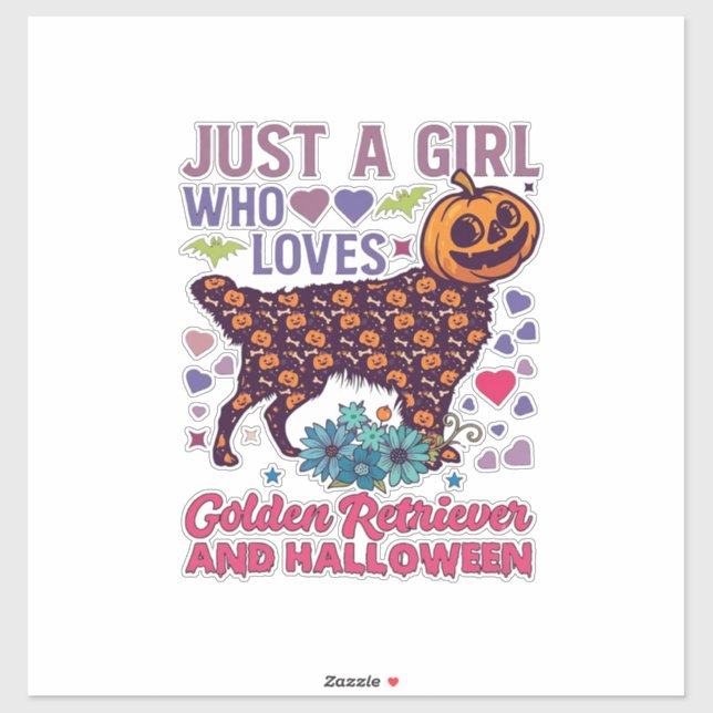Halloween Golden Retriever_1 (Sheet)