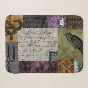Halloween Gothic Medieval Spooky Apothecary Art Sherpa Blanket