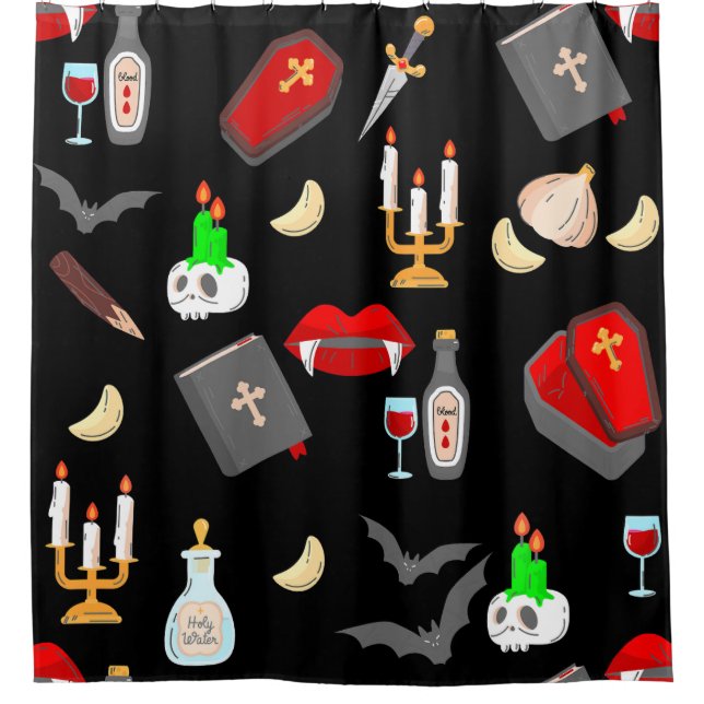 halloween gothic vampire hunter garlic dagger fang (Front)