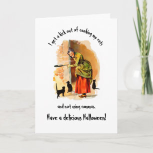 Halloween Grammar Card