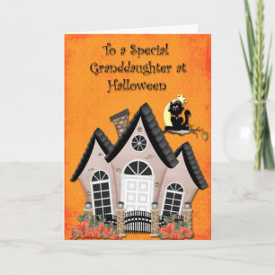 Halloween Granddaughter Card