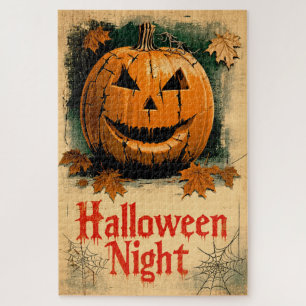 Halloween Graphic – 1960s Inspired Series Jigsaw Puzzle