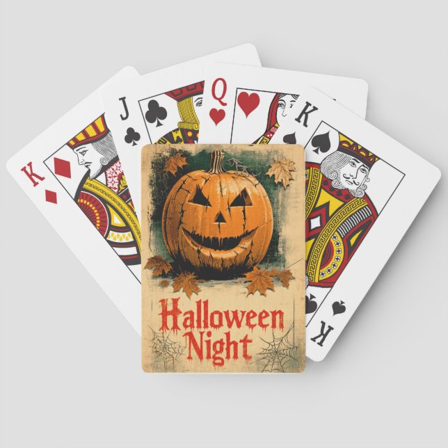 Halloween Graphic – 1960s Inspired Series Playing Cards (Back)