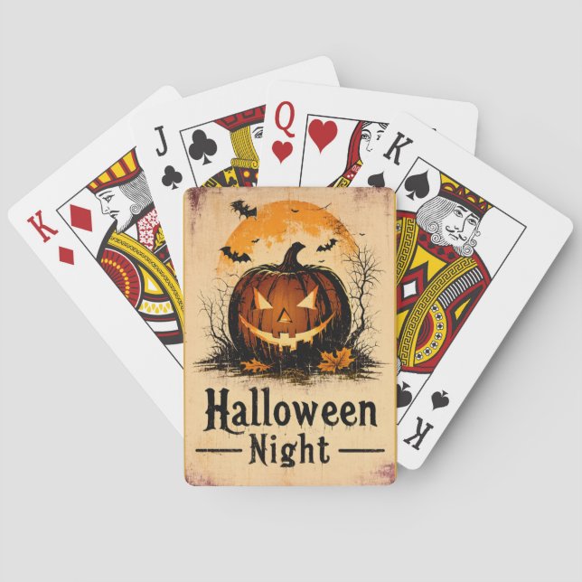 Halloween Graphic – 1960s Theme Edition Playing Cards (Back)