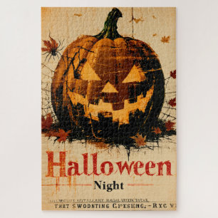 Halloween Graphic – Classic 1960s Design Jigsaw Puzzle