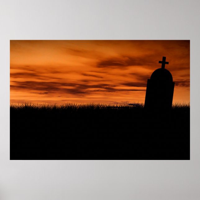 Halloween grave poster (Front)