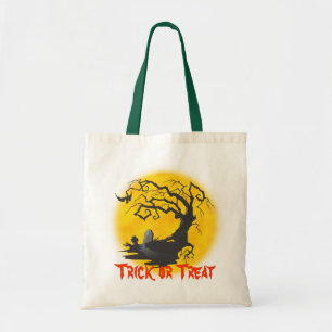 Halloween Graveyard and Moon Bag
