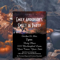 Halloween Graveyard Cat Costume Sweet 16 Birthday