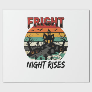 Halloween Graveyard Fright Night Wrapping Paper