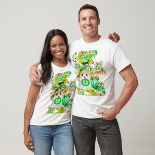 Halloween Green deep sea Ghost Png, Trendy T-Shirt