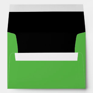 Halloween Green Frankenstein Enveloppe Invitation