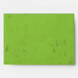 Halloween Green Grunge Trick ou Enveloppe de trait