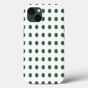 Halloween Green Polka Dot Eyes iPhone 13 Case