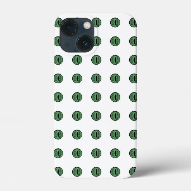 Halloween Green Polka Dot Eyes Case-Mate iPhone Case (Back)