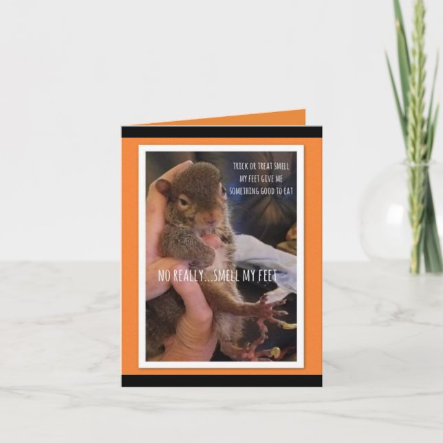 Halloween greeting card (Front)