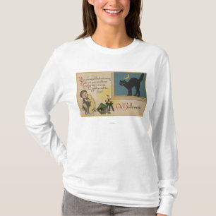 Halloween GreetingBlack Cat T-Shirt