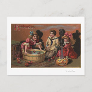 Halloween GreetingBobbing for Apples #2 Postcard