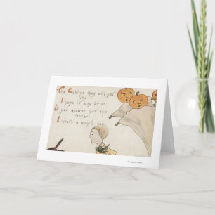 Halloween GreetingJack-O-Lantern Ghosts Card