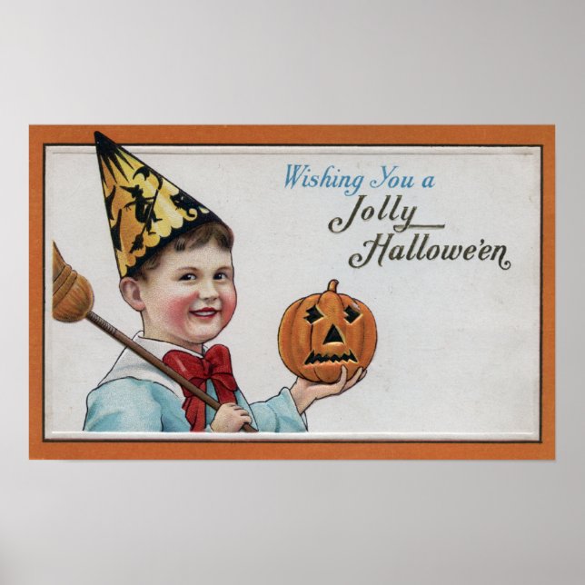 Halloween GreetingJolly Halloween Poster (Front)