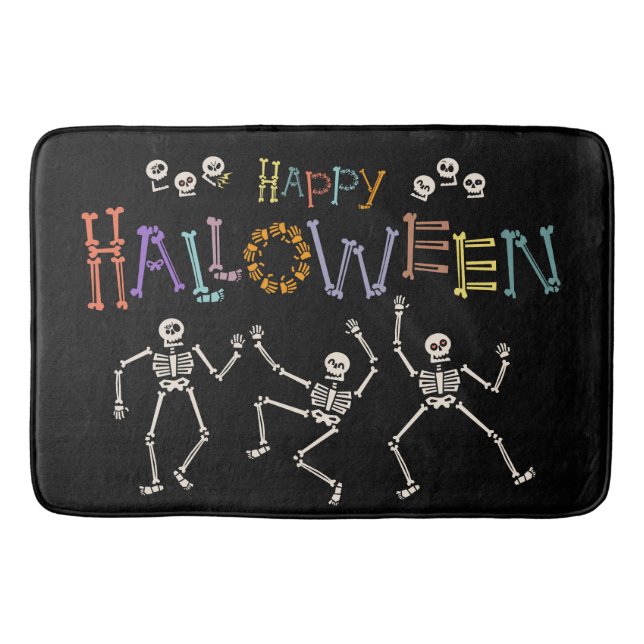 Halloween Greetings Bath Mat (Front)