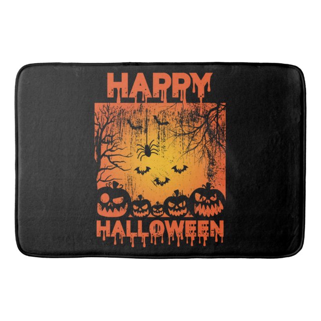 Halloween Greetings Bath Mat (Front)