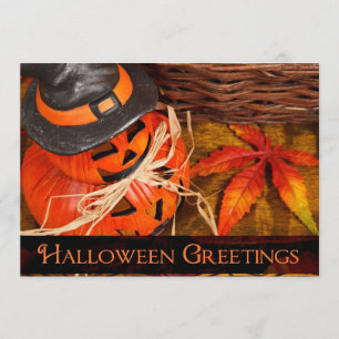 Halloween Greetings Card