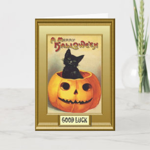 Halloween greetings card
