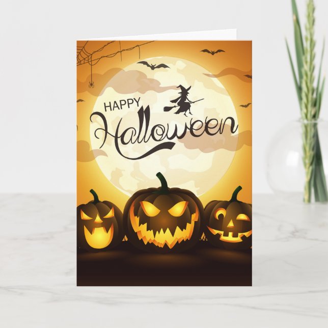 Halloween Greetings Card (Front)