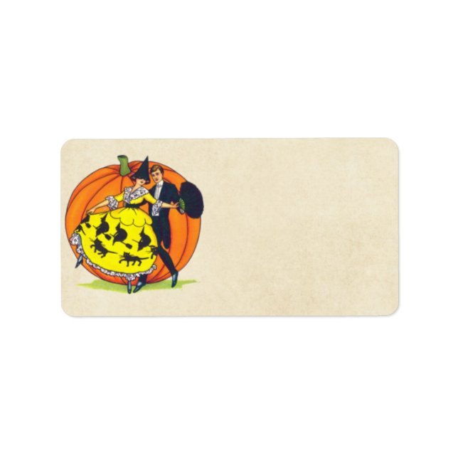 Hallowe'en Greetings Label (Front)
