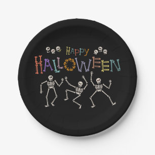 Halloween Greetings Paper Plate