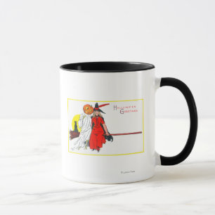 Halloween Greetings Witch Mug