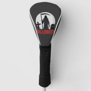 Halloween Grim Reaper Cemetery Design Golf Head Cover