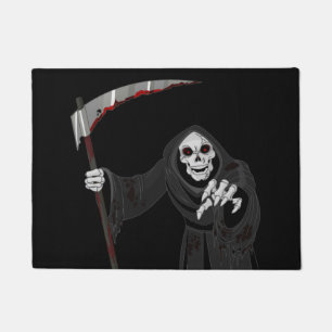 Halloween Grim Reaper Door Mat