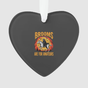 Halloween Grim Reaper Horse Brooms Are for Amateur Ornament
