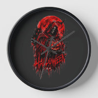 Halloween Grim Reaper Pumpkin Gothic Horror Design