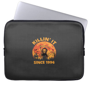 Halloween Grim Reaper Since 1996 Birthday Design_1 Laptop Sleeve