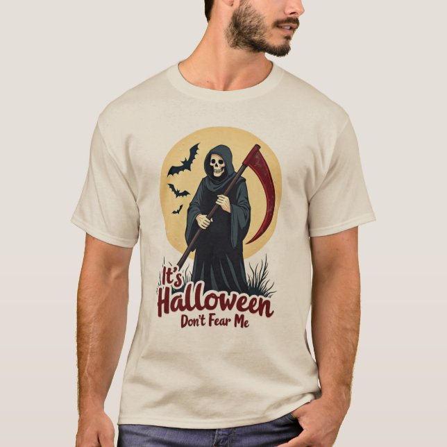 Halloween Grim Reaper T-Shirt (Front)