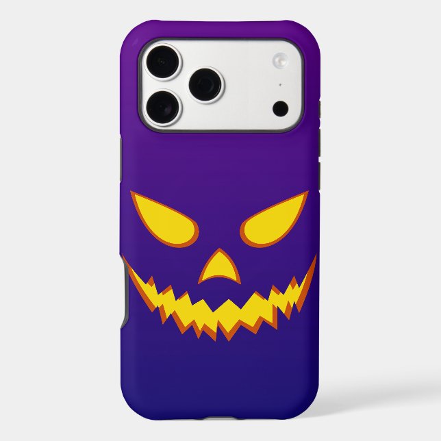 Halloween Grinning Face Jack o Lantern Pumpkin (Back)
