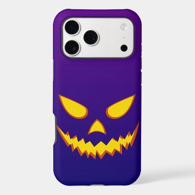 Halloween Grinning Face Jack o Lantern Pumpkin (Back)