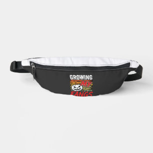 Halloween Growing My Fangs Vampire Pumpkin Fanny Pack