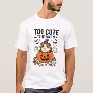 Halloween Guinea Pig Too Cute To Be Scary Vintage_ T-Shirt