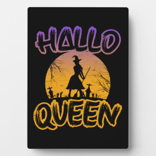Halloween Halloqueen Plaque