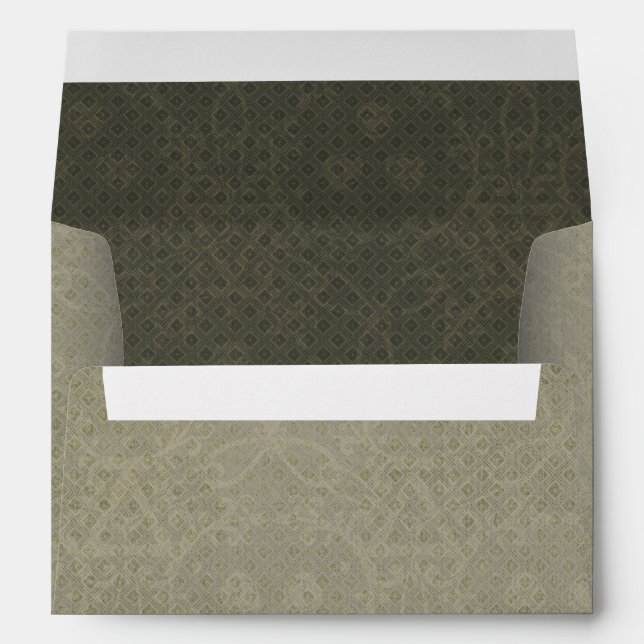 Halloween Halloween Antique Sage Enveloppe (Dos (Bas))