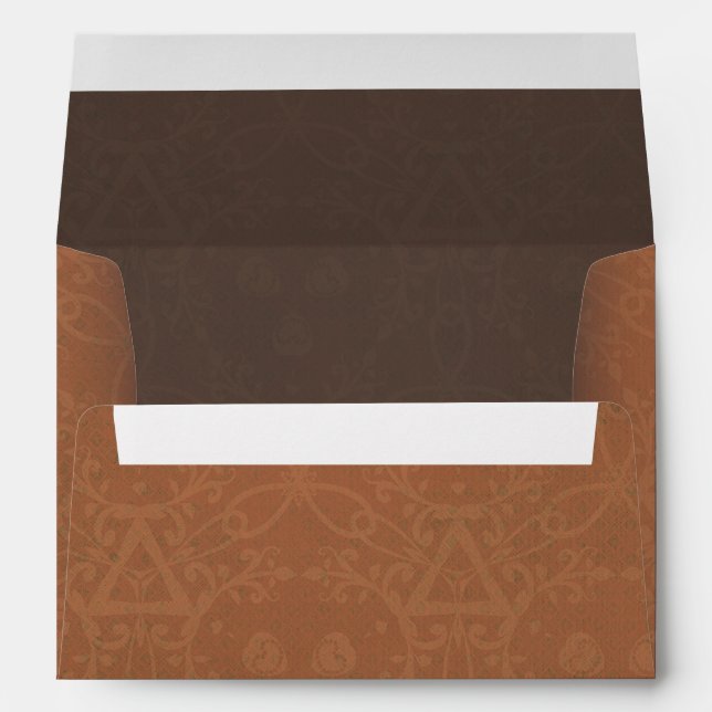 Halloween Halloween Enveloppe Citrouille antique (Dos (Bas))