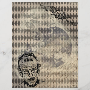 Halloween Halloween Ephémère mythique page papier 