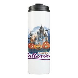 Halloween halloween pumpkin thermal tumbler