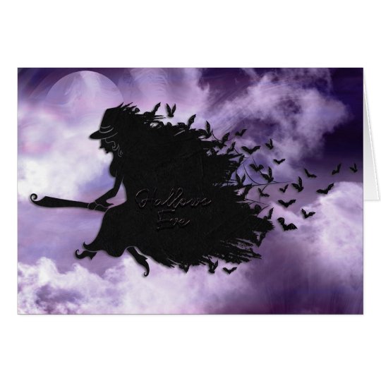 Halloween - Hallows Eve Witch Card